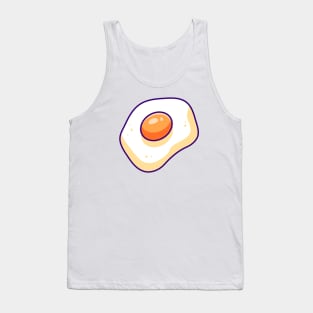 Floating Egg Cartoon Tank Top